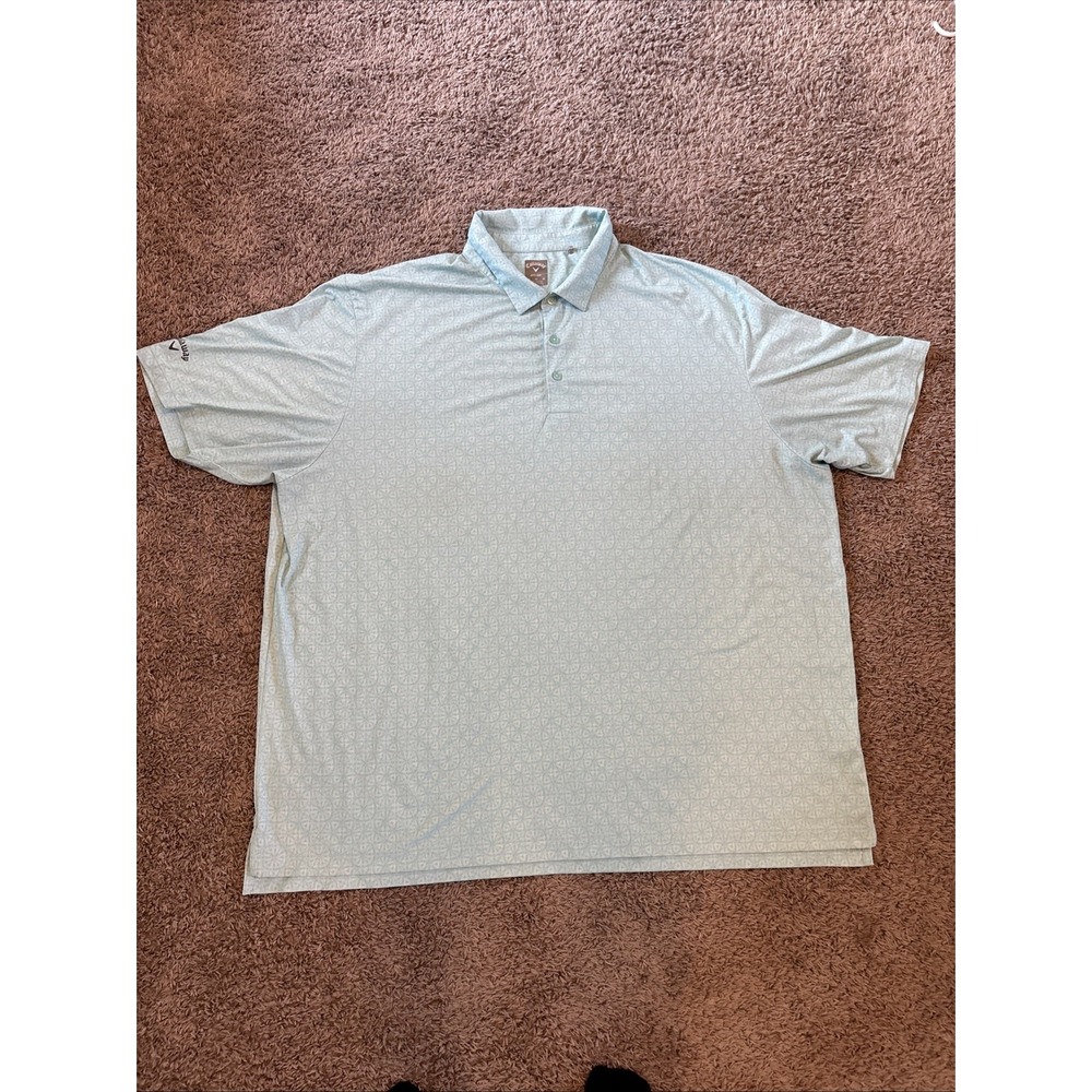 CALLAWAY Opti-Dri Sun Protection‎ Golf Polo Athletic Shirt Men Size 4XL